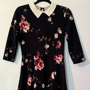 Modcloth Collared Floral Dress